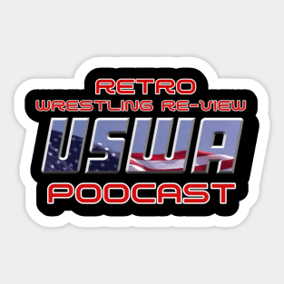 Retro Wrestling Re-View USWA Podcast Sticker